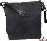 LandLeder Umhängetasche Postbag CAMBRIDGE - schwarz