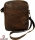 LandLeder Schultertasche mit Reißverschluss CAMBRIDGE - braun