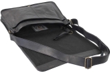 LandLeder Umhängetasche Full Flap Bag CAMBRIDGE - schwarz