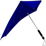 senz original Stockschirm - stabil und sturmfest mit UV-Schutz - shiny future