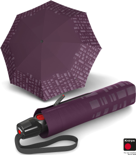 Knirps Taschenschirm T.200 Duomatic - stabil und sturmfest - Solids Reflective - purple