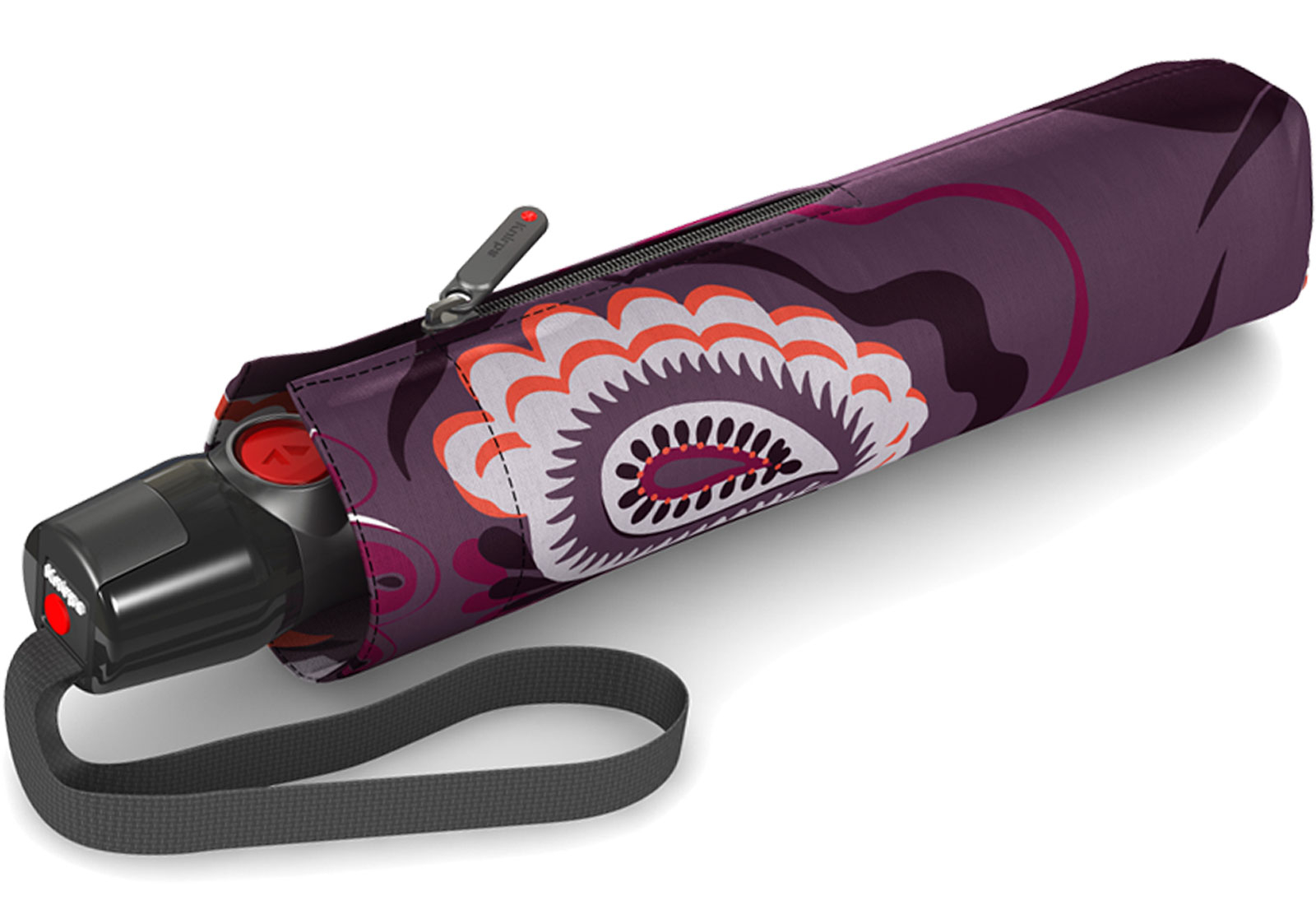 Knirps Taschenschirm T.200 Duomatic - stabil und sturmfest - Romy - purple