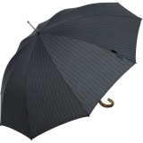 Knirps Stockschirm S.770 Automatik - groß und stabil - Men´s Prints grau - stripe