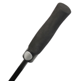 iX-brella Automatik XXL Golfschirm mit farbigem Gestell aus Fiberglas - schwarz
