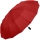 iX-brella 16-teiliger Taschenschirm mit Handöffner - rot