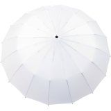 iX-brella 16-teiliger Taschenschirm mit Handöffner - weiß