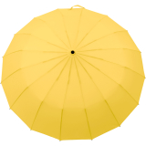 iX-brella 16-teiliger Taschenschirm mit Handöffner - gelb