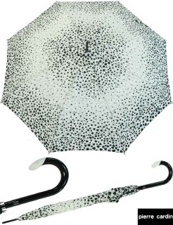 Pierre Cardin Damen Stockschirm Automatik - Black & Withe...