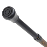 Gastrock Gehstock Washi mit Fritzgriff - braun