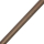 Gastrock Gehstock Washi mit Fritzgriff - braun