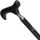 Gastrock Gehstock Physio mit Derbygriff - schwarz
