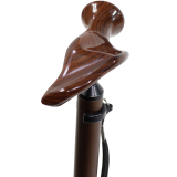 Gastrock Gehstock Comfort-Stock mit anatomischem Griff in Holzoptik - Linkshänder