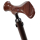 Gastrock Gehstock Comfort-Stock mit anatomischem Griff in Holzoptik - Linkshänder