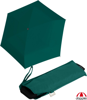 Doppler Damen Taschenschirm Mini Carbonsteel Slim Uni - evergreen