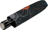 Doppler Damen Taschenschirm mit Auf-Zu-Automatik Magic Fiber Barcelona - black