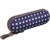 Knirps Supermini Regenschirm X1 Dots navy