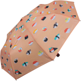 Cachemir Taschenschirm Mini mit Auf-Zu-Automatik - Sushi