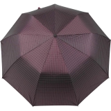 Cachemir Golf Taschenschirm Squared mit Auf-Zu-Automatik und Trageriemen - bordeaux