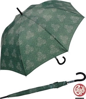Gaudi Regenschirm Stockschirm Hexagon mit Automatik - grün