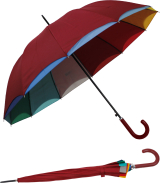 Nuvem Stockschirm Double Fabric Multicolor mit Automatik...