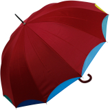 Nuvem Stockschirm Double Fabric Multicolor mit Automatik - bordeaux