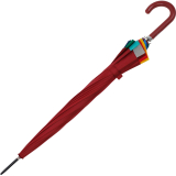 Nuvem Stockschirm Double Fabric Multicolor mit Automatik - bordeaux