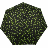Knirps Taschenschirm Slim Duomatic Auf-Zu-Automatik Paint Drops - green