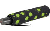 Knirps Taschenschirm Slim Duomatic Auf-Zu-Automatik Paint Drops - green