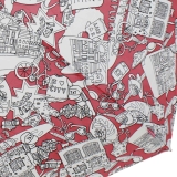 Bisetti Paint Super Mini Taschenschirm zum Ausmalen Travel - rot
