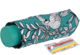 Bisetti Paint Super Mini Taschenschirm zum Ausmalen Floral - türkis