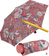 Bisetti Paint Super Mini Taschenschirm zum Ausmalen Floral - rot