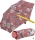 Bisetti Paint Super Mini Taschenschirm zum Ausmalen Floral - rot