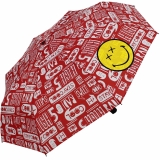 Smiley World Taschenschirm mit Spardose Stay Cool - rot