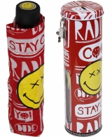 Smiley World Taschenschirm mit Spardose Stay Cool - rot