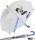 Smiley World Kinder Stockschirm transparent - blau