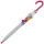 Smiley World Kinder Stockschirm transparent - pink