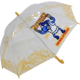 Kukuxumusu Kinder Stockschirm transparent Superheroes - gelb