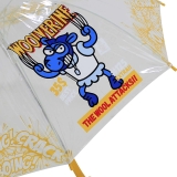 Kukuxumusu Kinder Stockschirm transparent Superheroes - gelb