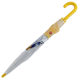 Kukuxumusu Kinder Stockschirm transparent Superheroes - gelb