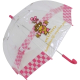 Kukuxumusu Kinder Stockschirm transparent Fairytale - pink