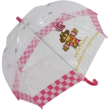 Kukuxumusu Kinder Stockschirm transparent Fairytale - pink