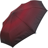 dans lair DU TEMPS Taschenschirm Mini Dots - schwarz-rot