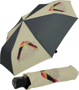 Regenschirm Taschenschirm Mini mit Auf-Zu-Automatik Love Bird