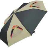 Regenschirm Taschenschirm Mini mit Auf-Zu-Automatik Love Bird