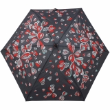 Regenschirm Super Mini Taschenschirm mit Auf-Zu-Automatik Hearts