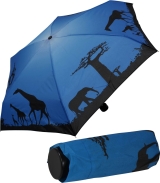 Regenschirm Super Mini Taschenschirm Fantasie - blau