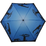 Regenschirm Super Mini Taschenschirm Fantasie - blau