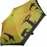 Regenschirm Super Mini Taschenschirm Fantasie - gelb