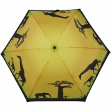 Regenschirm Super Mini Taschenschirm Fantasie - gelb