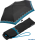 Samsonite Taschenschirm C-Collection Ultra Mini Flat Reflective - Black-Turquoise